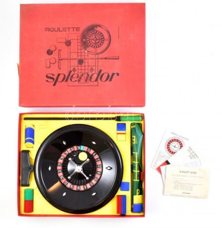 Splendor roulette rulett játék eredeti dobozában