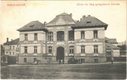 1911 Kolozsvár, Cluj; M. kir. egyetemi Klinika Karolina Országos Kórház, Elme és ideggyógyászati kóroda / hospital, neurology