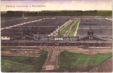 1916 Pardubice, Pardubitz; Válecná nemocnice / WWI Austro-Hungarian K.u.K. military hospital