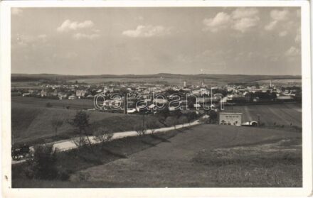 Rimaszombat, Rimavská Sobota; látkép, vasútállomás / general view, railway station