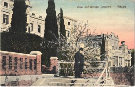 Abbazia, Opatija; Hotel und Kursaal Quarnero / hotel, spa, bath