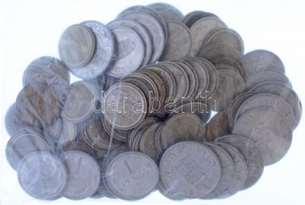 1941-1944. 1P Al (16db, 3xklf) + 1941-1943. 2P Al (14db, 3xklf) + DN 'Telefon érme / Magyar Posta' (65db) T:2-3