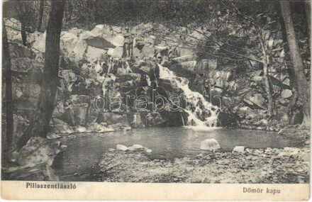 1914 Pilisszentlászló, Dömör kapu, kirándulók