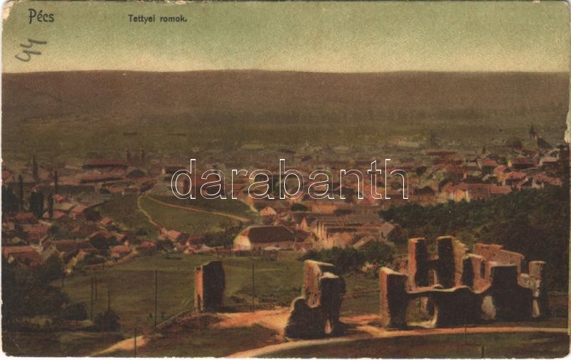 1917 Pécs, Tettyei romok (r)