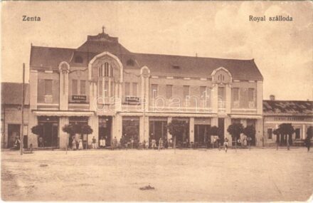 Zenta, Senta; Royal szálloda, Gazdakör / hotel, Farmers' circle (EK)