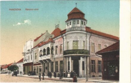 Pancsova, Pancevo; Rákóczi utca, üzletek / street, shops