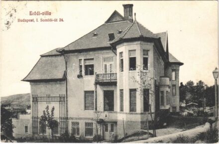 1932 Budapest XI. Gellérthegy, Erődi villa, Somlói út 24. (EK)