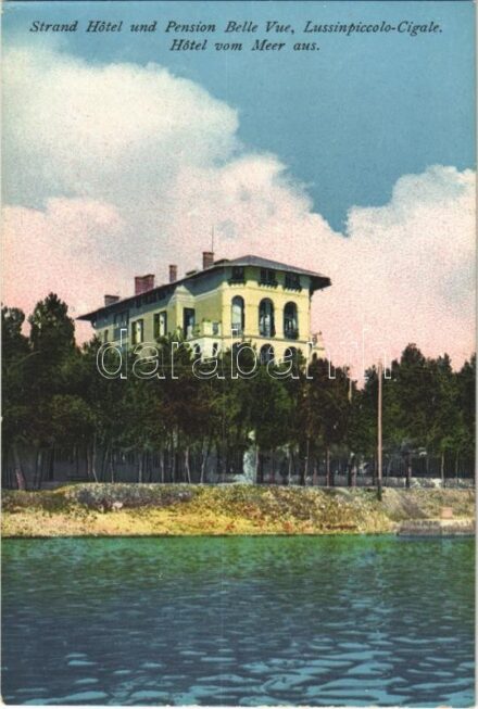 Mali Losinj, Lussinpiccolo; Strand Hotel und Pension Belle Vue