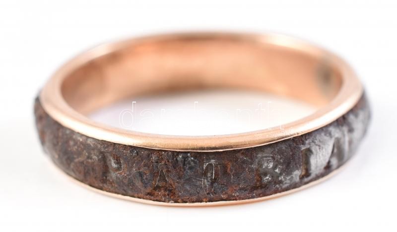 1914 Pro Patria gyűrű, arany(Au) belső résszel, méret: 57, bruttó: 3,8 g - Image 2