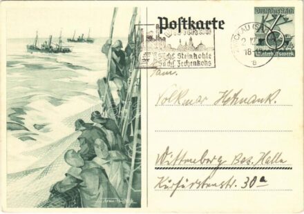 1937 Winterhilfswerk (WHW) / 'Winter Relief of the German People' NSDAP Nazi Party propaganda, working class, swastika; 6+4 Ga. s: Axster-Heudtlaß (EK)