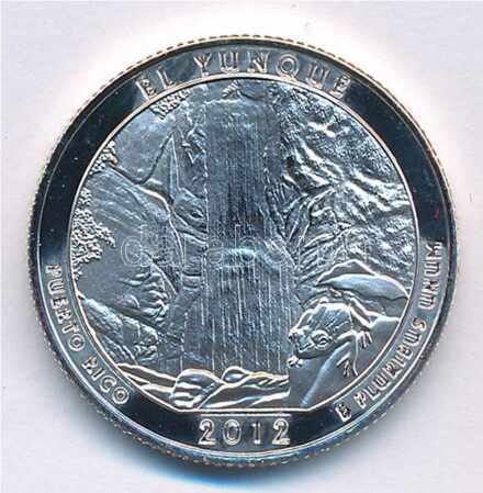 Puerto Rico 2012. 1P Cu-Ni 'El Yuque' fantáziakiadás T:PP Puerto Rico 2012. 1 Peseta Cu-Ni 'El Yuque' fantasy issue C:PP