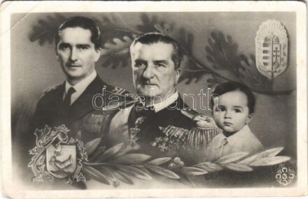 Horthy István, Horthy Miklós, Horthy Istvánka. A Vitézi Rend címere (EB)