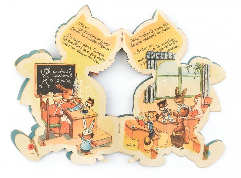 Mix y su cascabel spanyol nyelvű képes mesekönyv csengős könyvjelzővel / Cartoon booklet 16 p. - Image 2