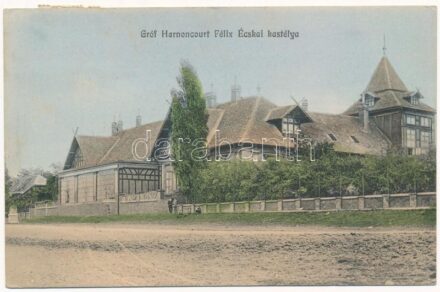 1914 Écska, Ecka; Gróf Harnoncourt Félix kastélya / castle (r)