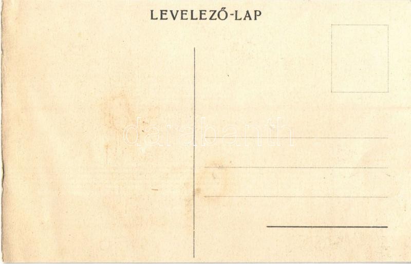 1925 Budapesti Nemzetközi Vásár. Guttmann Emil Egypt Textiláruk reklámlapja. Budapest, Arany János utca 13. szám. Pesti Könyvnyomda rt. / Budapester Internationale Messe, Egypt textile goods advertisement. Art Nouveau litho (EK) - Image 2