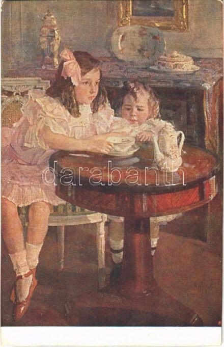 'Child's Portrait' Children art postcard. Ars Minima Nr. 337. s: Richard Miller (EK)