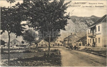 Njegus, Niegus; Le marché / Marktplatz / square, Grand Hotel (fl)