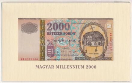 2000. 2000Ft 'Millenium' 'MM 0079966' eredeti csomagolásban T:I Adamo F56A