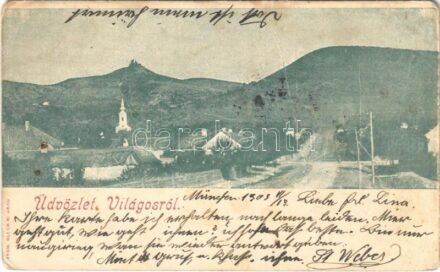 1903 Világos, Siria; út. Bloch H. / street (fa)