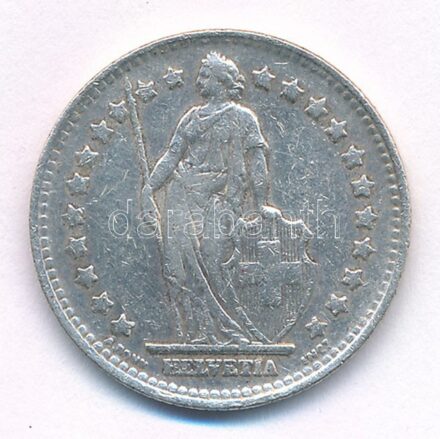 Svájc 1944. 1Fr Ag T:2- Switzerland 1944. 1 Franc Ag C:VF Krause KM#24