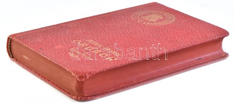 Schulthess, F.: Dictionnaire Suédois-Francais. Svensk-Fransk Ordbok. Stockholm, 1903, P. A. Norstedt & Söner. 402 p. Francia és svéd nyelven. Kiadói aranyozott egészvászon-kötés, festett lapélekkel. Gombocz Zoltán (1877-1935) - Image 3