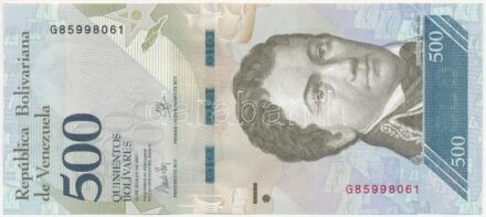 Venezuela 2017. 500B T:I Venezuela 2017. 500 Bolivares C:UNC