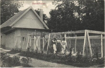 1912 Budapest XIV. Amizoni Országos Magyar Nőnevelő Intézet, baromfi udvar. Amerikai út 96.