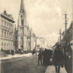 1915 Újvidék, Novi Sad; Ferenc József tér / square