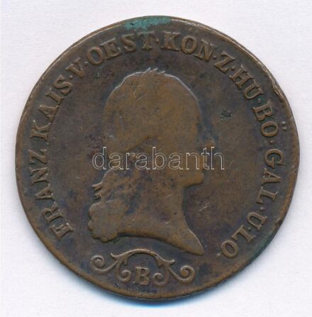 1812B 3kr Cu 'I. Ferenc' T:2-,3