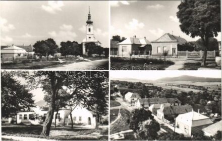 Szár, látkép, templom. Képzőművészeti Alap Kiadóvállalat