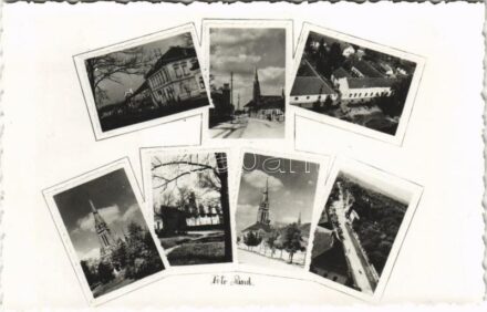 1941 Topolya, Bácstopolya, Backa Topola; templom, utca / churches, street