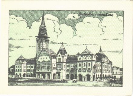 Szabadka, Subotica; Városháza. Kiadja a Délvidéki Egyetemi és Főiskolai Hallgatók Egyesülete / Hungarian irredenta propaganda, town hall, Trianon s: Lamoss (EK)