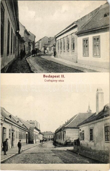 Budapest II. Csalogány utca. Kapható Franzoso Károly üzletében (EM)