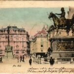 1901 Wien, Vienna, Bécs; Am Hof / square, Radetzky monument. Deutsch's Postkartenverlag 2014. (fl)