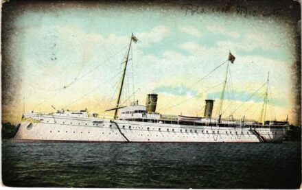 1908 SMS Hohenzollern / SMY Hohenzollern, German Navy Imperial Yacht, used as an auxiliary ship of the Imperial German Navy in WWI (EK)