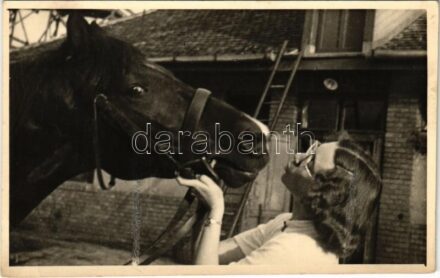 Lady with horse. photo (EK)