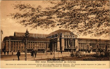 Leipzig, Der neue Hauptbahnhof / railway station, tram (EK)