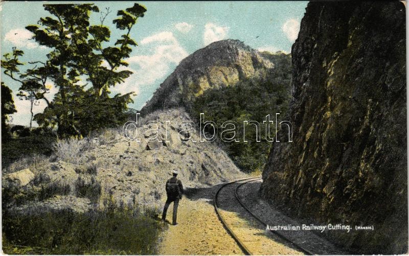 Australian railway cutting