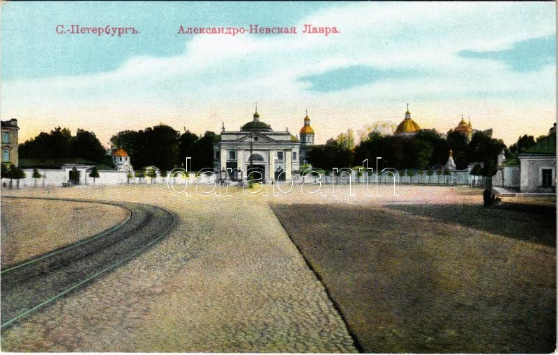 Saint Petersburg, St. Petersbourg, Petrograd; La lavra Alexandro-Nevskaia / Saint Alexander Nevsky Monastery