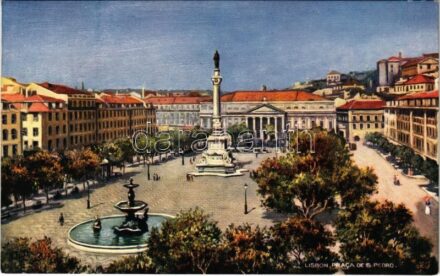 Lisboa, Lisbon; Praca de S. Pedro / square. Raphael Tuck & Sons' 'Oilette' Postcard 7041.