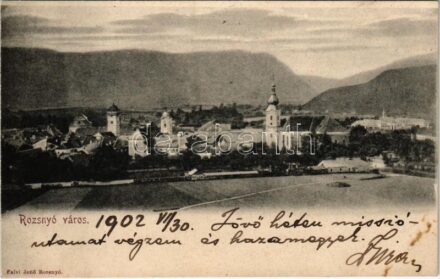 1902 Rozsnyó, Roznava; Falvi Jenő