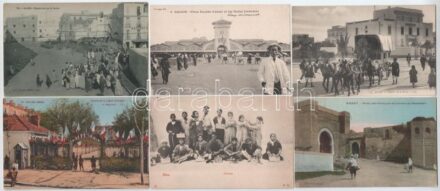 53 db RÉGI külföldi város képeslap francia gyarmati, észak-afrikai és tengerentúli francia területekről / 53 pre-1945 postcards from French colonial, North African and French overseas territories