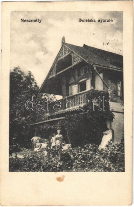 1908 Neszmély, Doletska nyaraló, villa (EK)