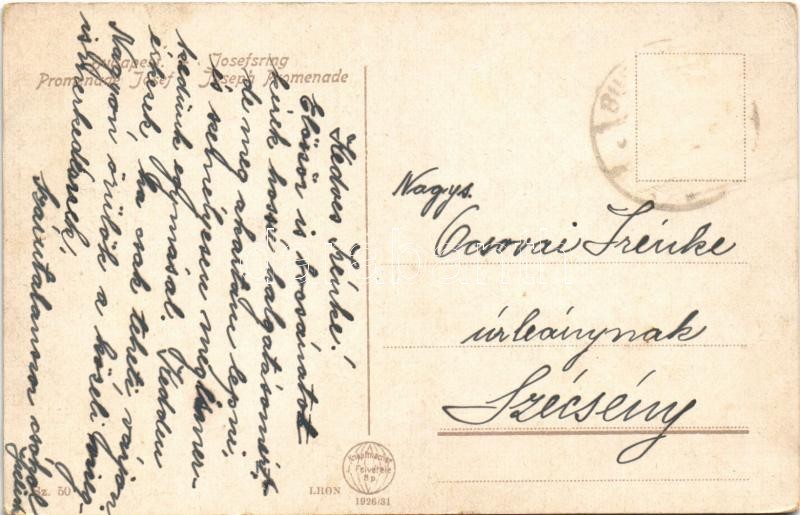 Budapest VIII. József körút, Posch étterme, bor és sörháza, villamos - Image 2