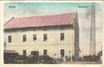 1939 Miske (Kalocsa), gőzmalom. Tizian fotó műintézet kiadása