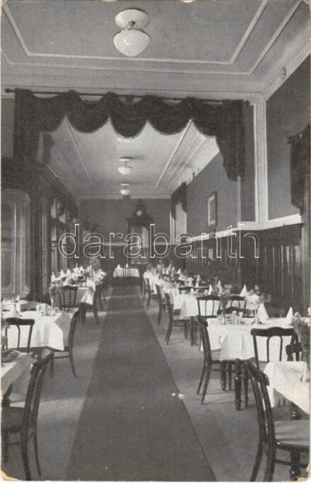 Budapest VII. Keszey Vince éttermei, belső. Rákóczi út 44. (EK)