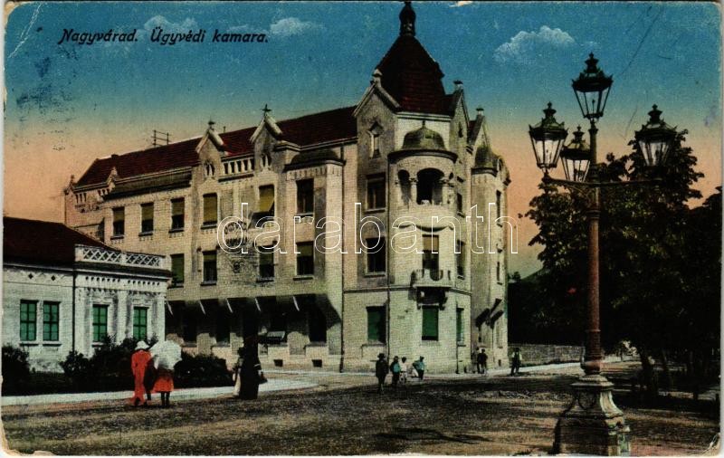 1918 Nagyvárad, Oradea; Ügyvédi kamara / Bar association (EK)