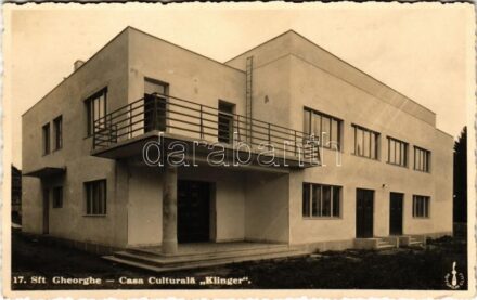 1940 Sepsiszentgyörgy, Sfantu Gheorghe; Casa Culturala Klinger / Kultúrház / cultural house