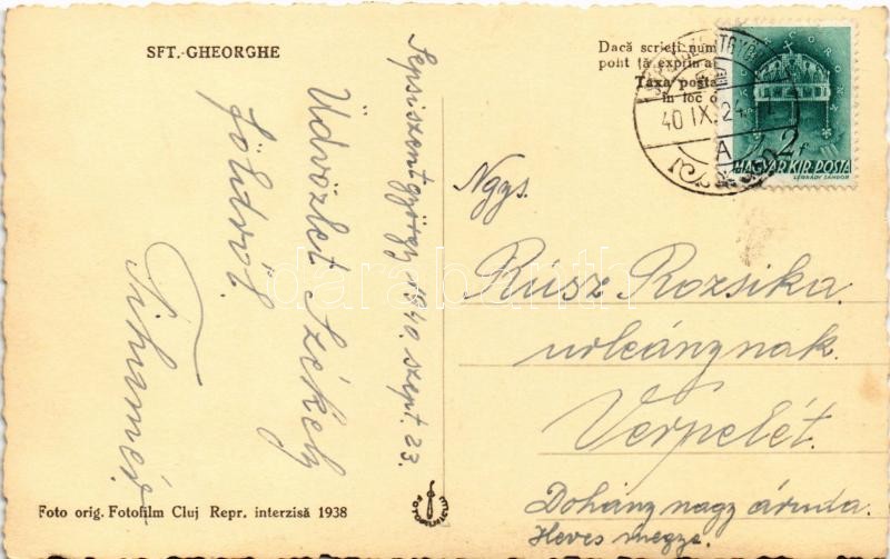 1940 Sepsiszentgyörgy, Sfantu Gheorghe; Casa Culturala Klinger / Kultúrház / cultural house - Image 2