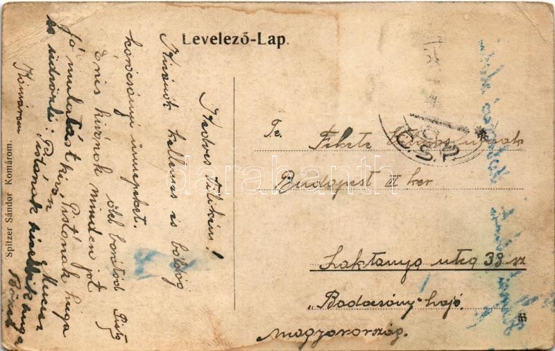 Komárom, Komárno; M. kir. állami méntelep. Spitzer Sándor kiadása / stud farm (EB) - Image 2